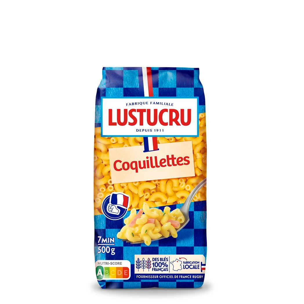 LUSTUCRU Pâtes coquillettes 7 min 500g