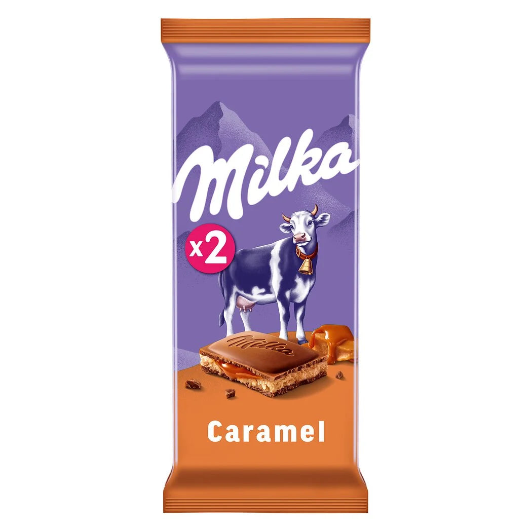 MILKA Chocolat caramel 2x100g