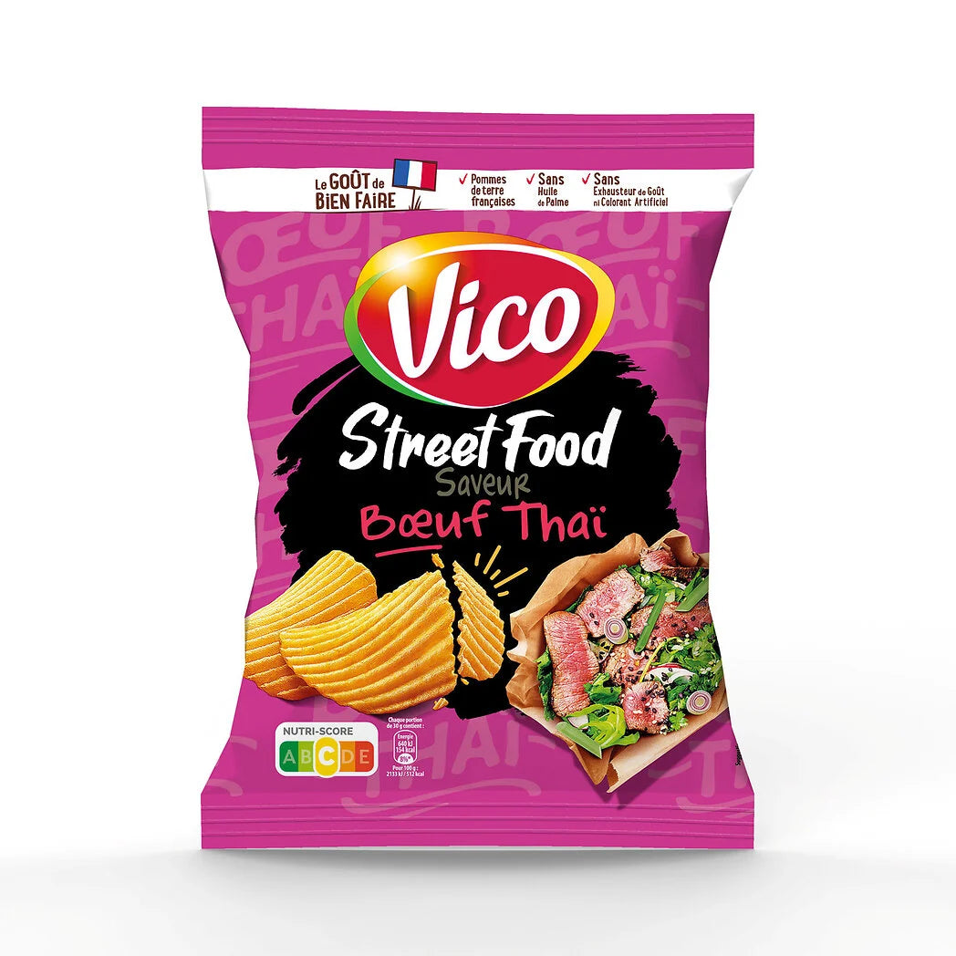 VICO Chips street food saveur boeuf Thaï 120g