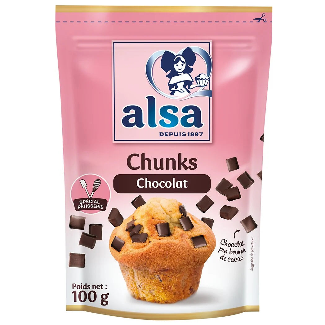 ALSA Schokoladenstückchen 100g