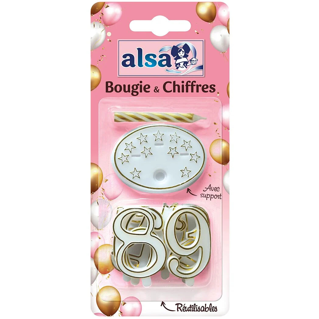 ALSA Kerzen und Zahlenhalter