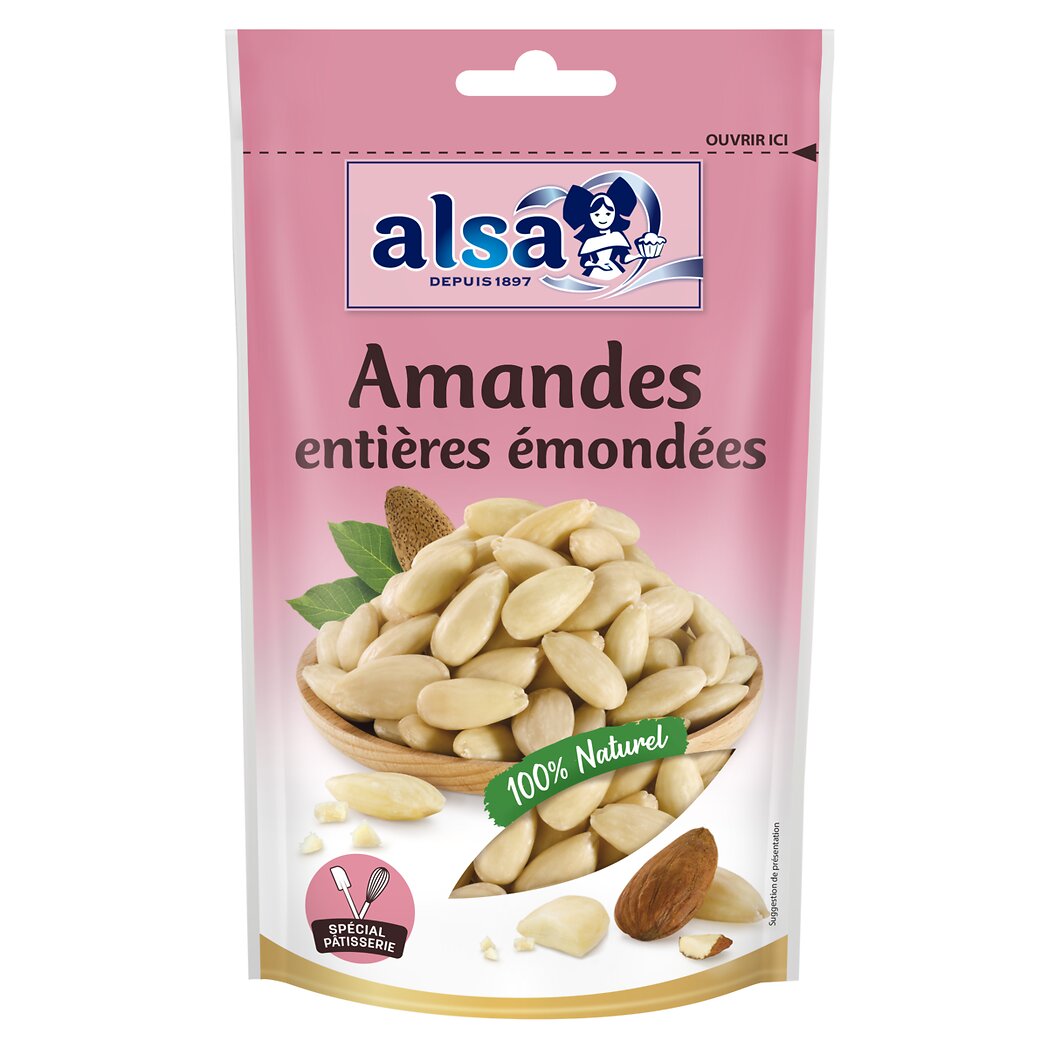 ALSA Ganze geschälte Mandeln