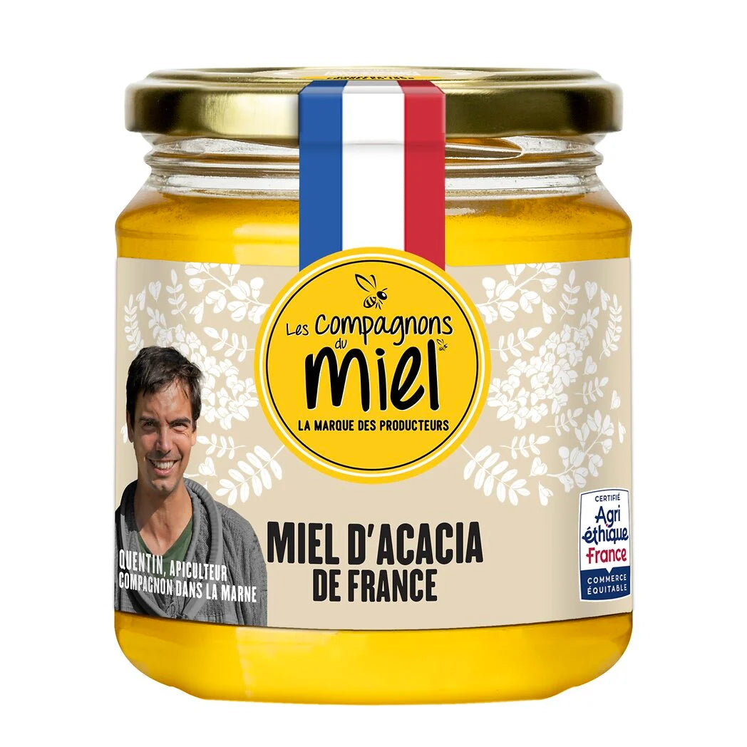 LES COMPAGNONS DU MIEL French Acacia Honey 375g