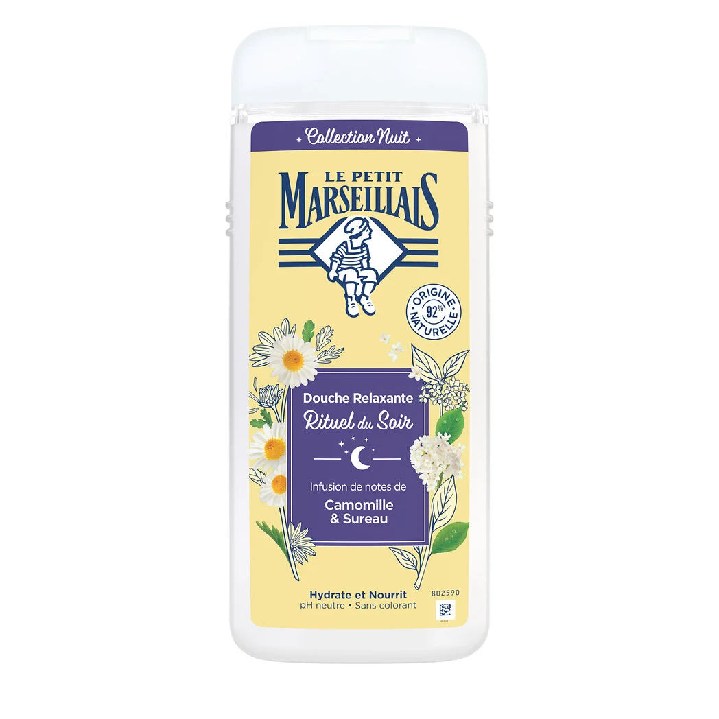 LE PETIT MARSEILLAIS Douche relaxante camomille et sureau 65cl