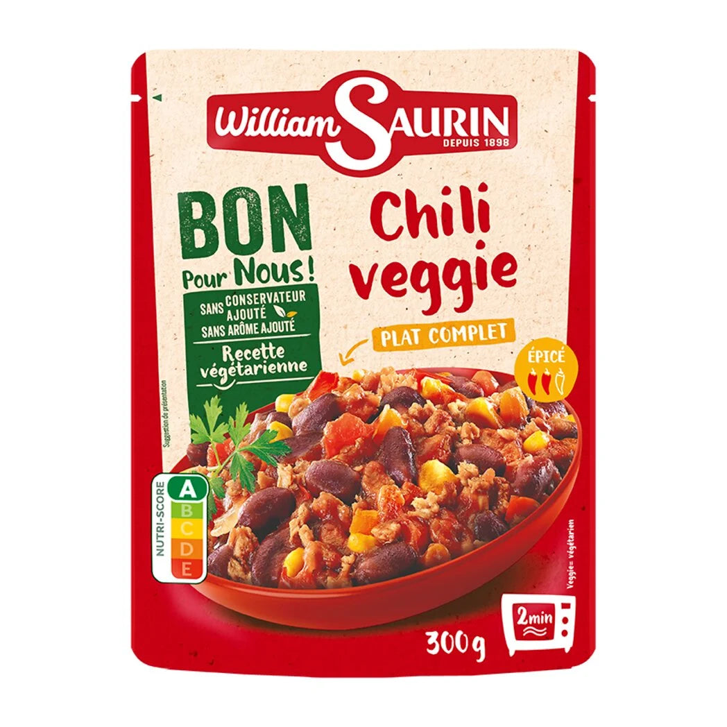 WILLIAM SAURIN Chili végétal 300g