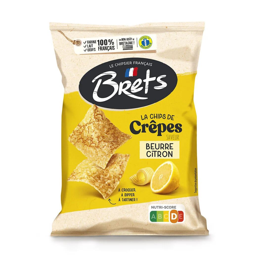 BRETS Crêpes-Chips Zitronenbutter-Geschmack 100g