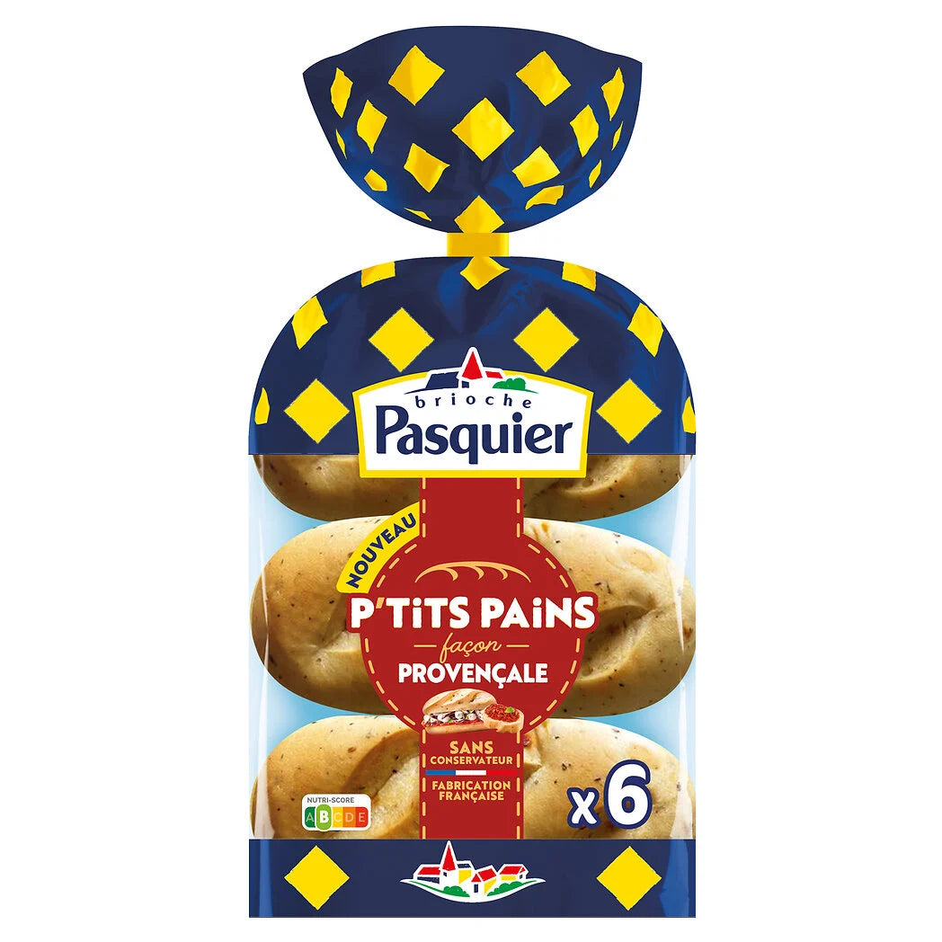 PASQUIER Pain spécial sandwich façon provençal x6 - 270g*