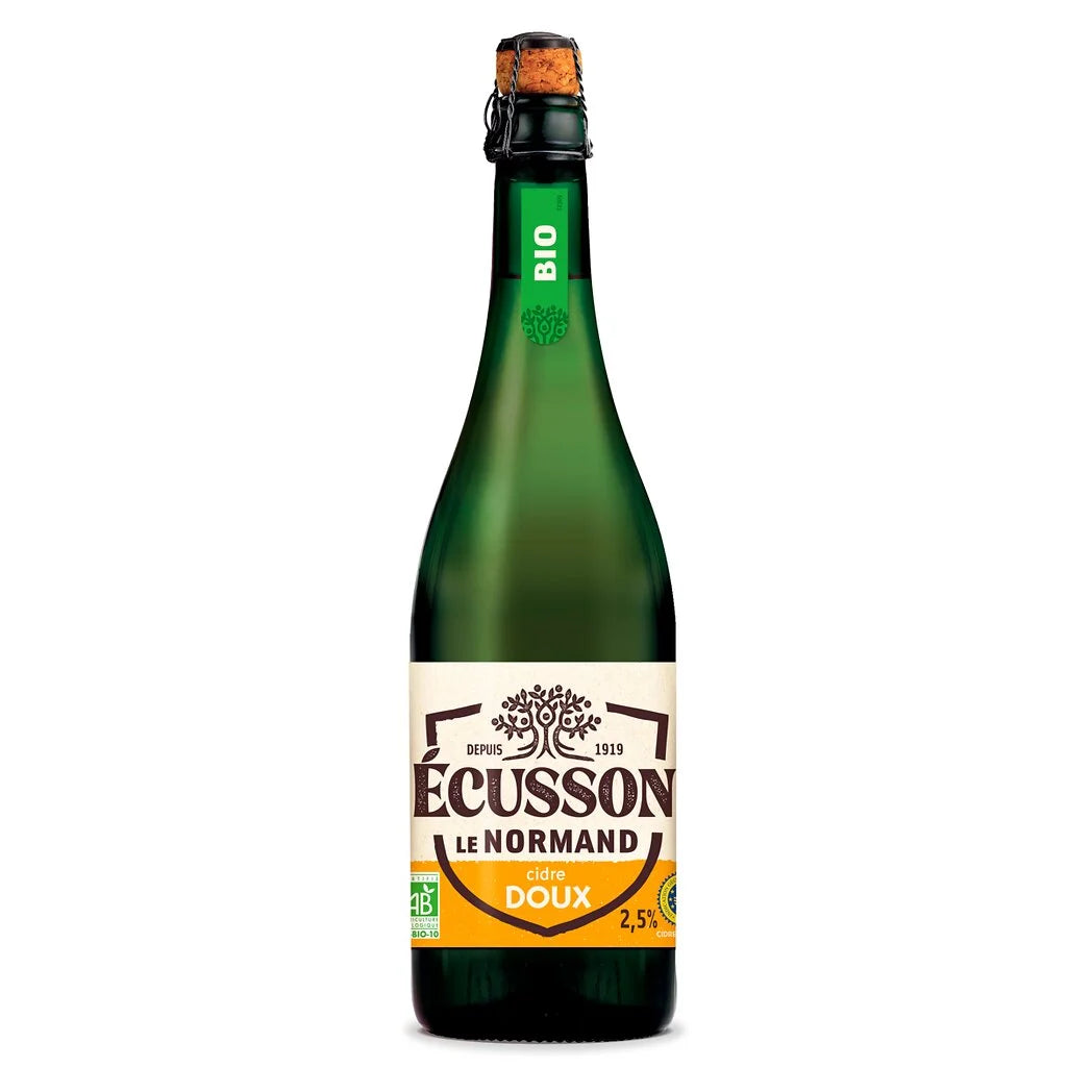 ECUSSON Cidre doux fruité BIO 75cl 2.5%