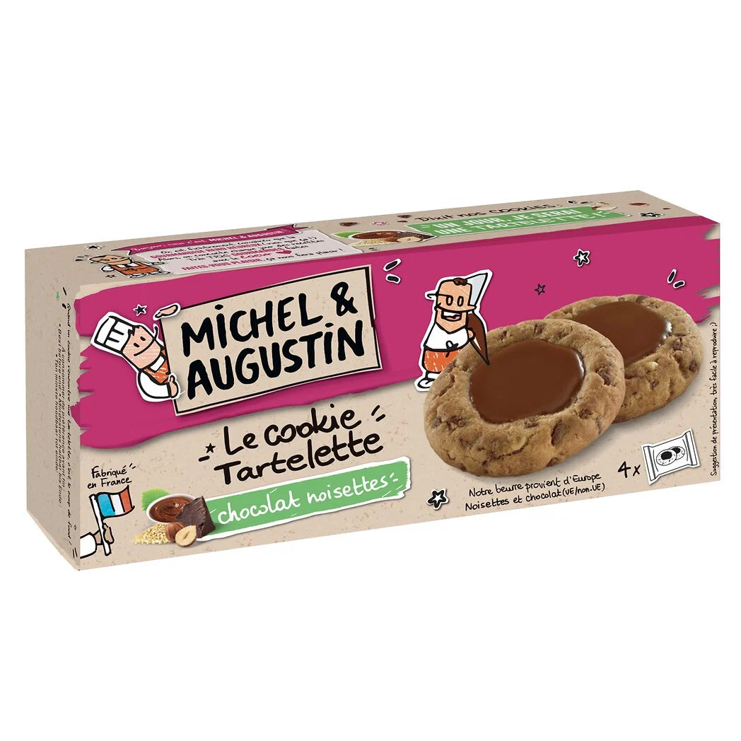MICHEL ET AUGUSTIN Cookies chocolat noisette x8 - 115g