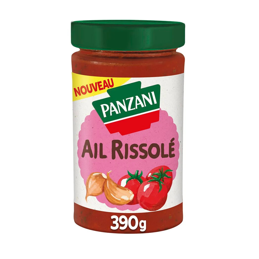 PANZANI Sauce tomate cuisinée aux oignons et à l'ail 390g