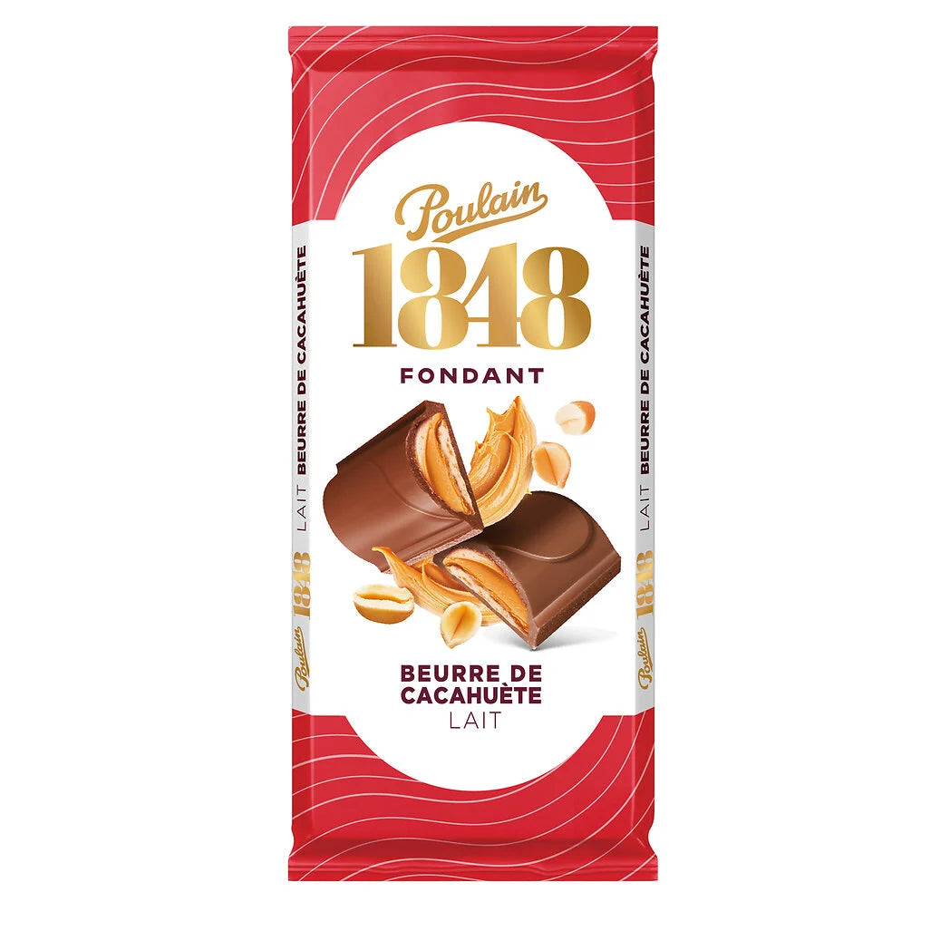 POULAIN Milk Chocolate Filled with Peanut 190g