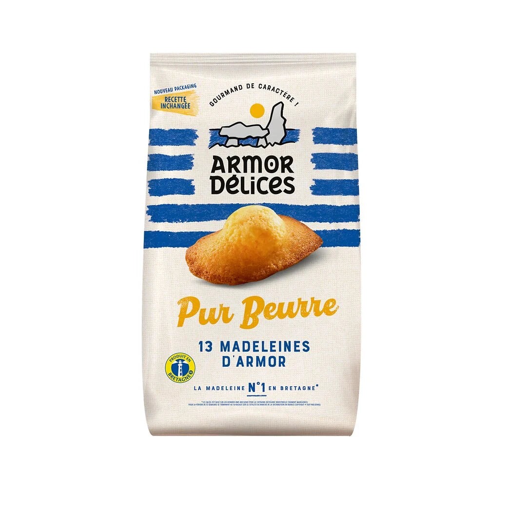 ARMOR DELICES Madeleine pur beurre d'Armor 430g