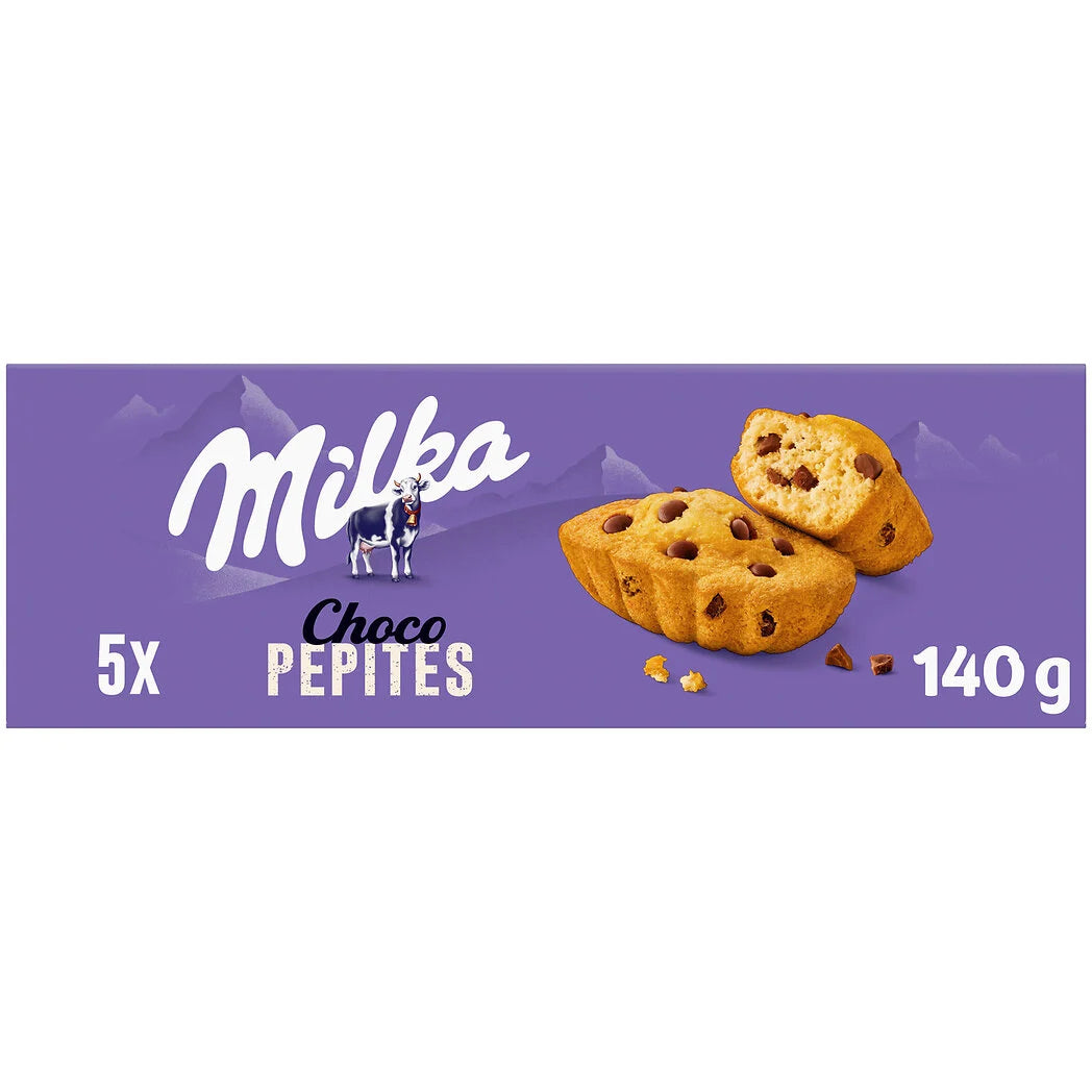 MILKA Gâteaux Choco Pépites x5 - 140g