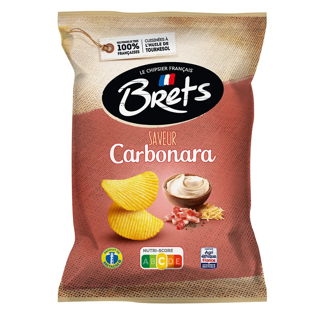 BRETS Chips saveur carbonara 125g