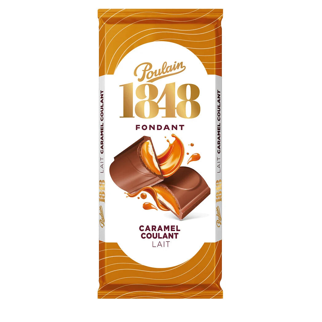 POULAIN Milk Chocolate Filled with Runny Caramel 200g