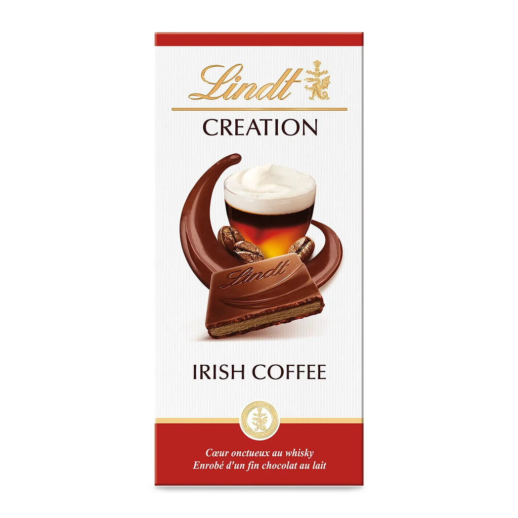 LINDT Création - Vollmilchschokolade Irish Coffee mit Whisky 150g