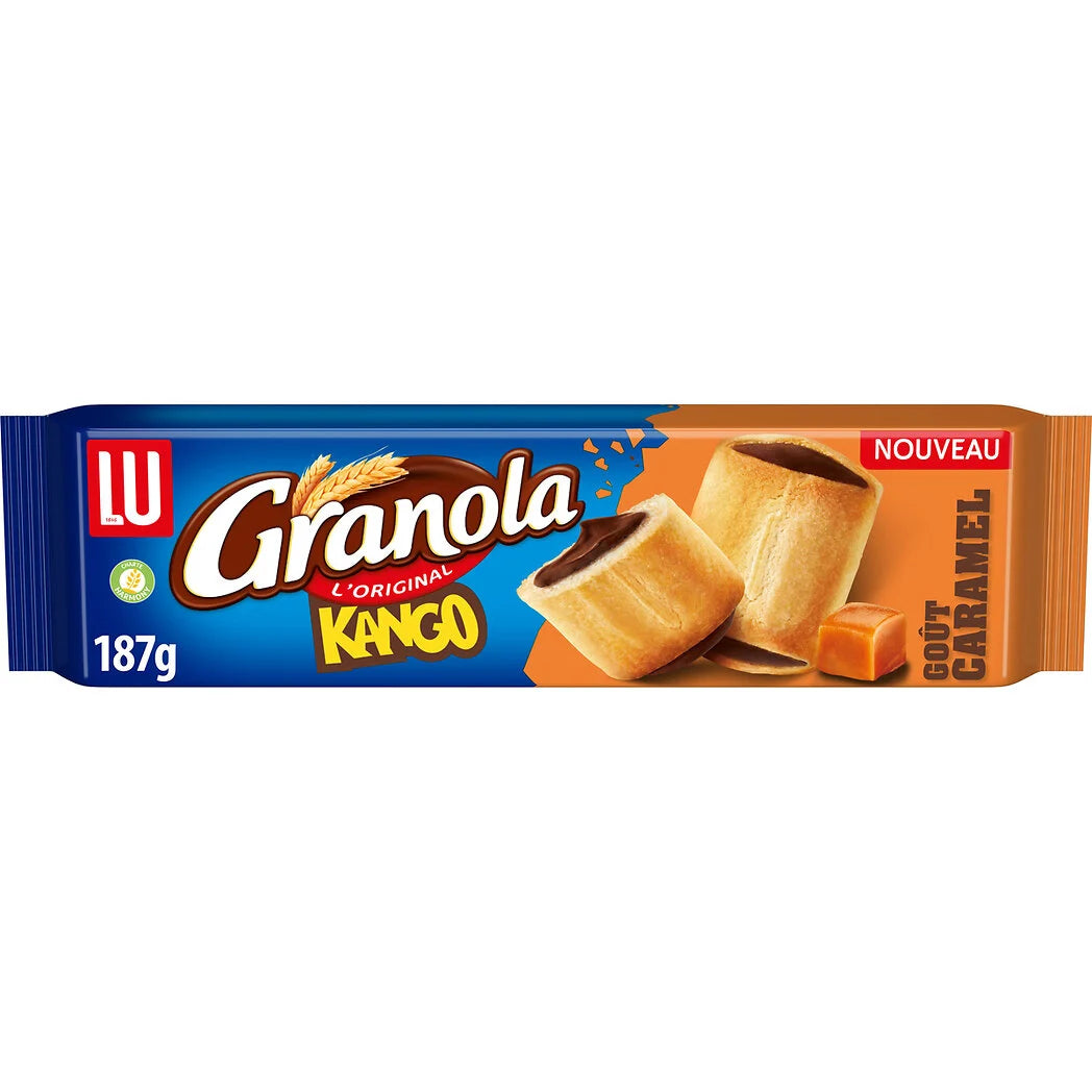 LU Biscuits Kango fourrés chocolat caramel 187g