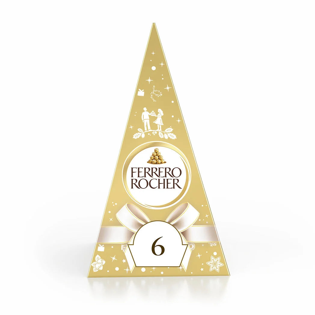 FERRERO ROCHER - Chocolat au lait noisettes et gaufrette x6