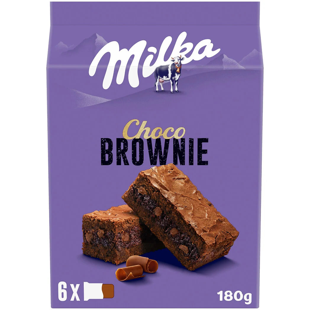 MILKA Gâteau Choco Brownie x6 - 180g