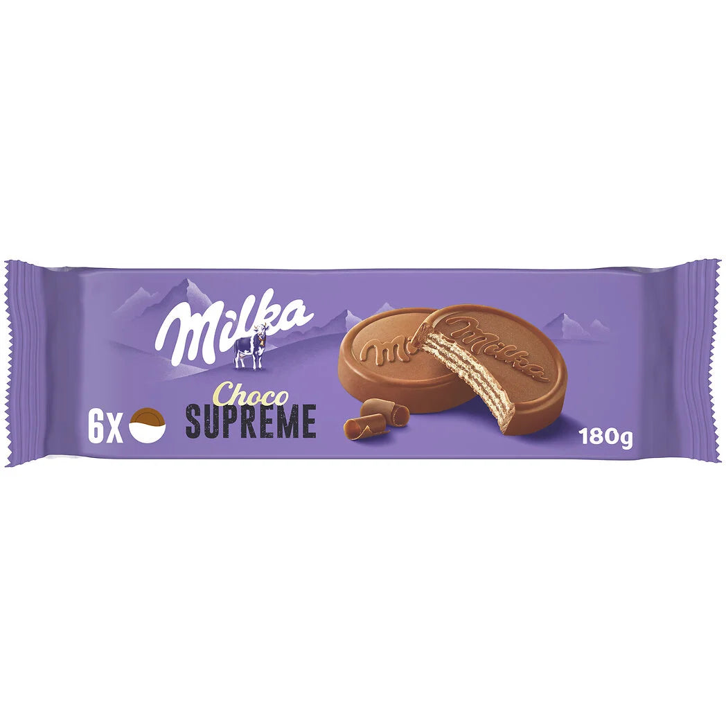 MILKA Gaufrettes Choco Supreme x6 - 180g