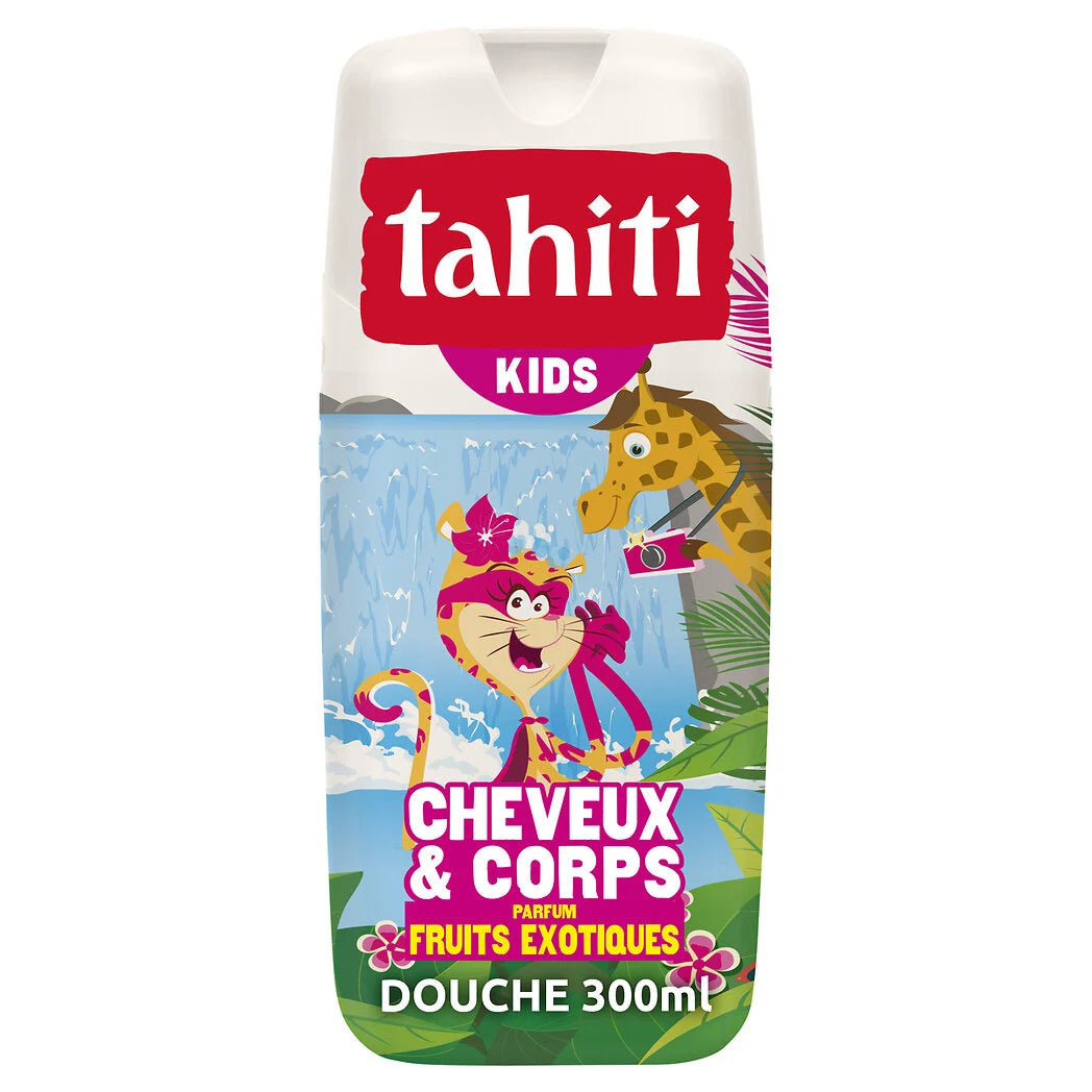 TAHITI Kids Hair & Body Shower Gel – Exotic Fruit Fragrance 300ml