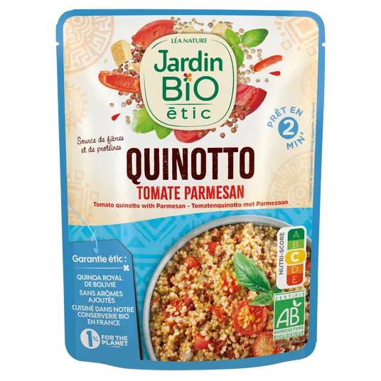 JARDIN BIO Organic Tomato & Parmesan Quinotto 220g