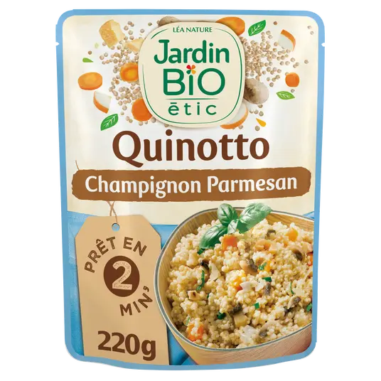 JARDIN BIO Organic Mushroom & Parmesan Quinotto 220g