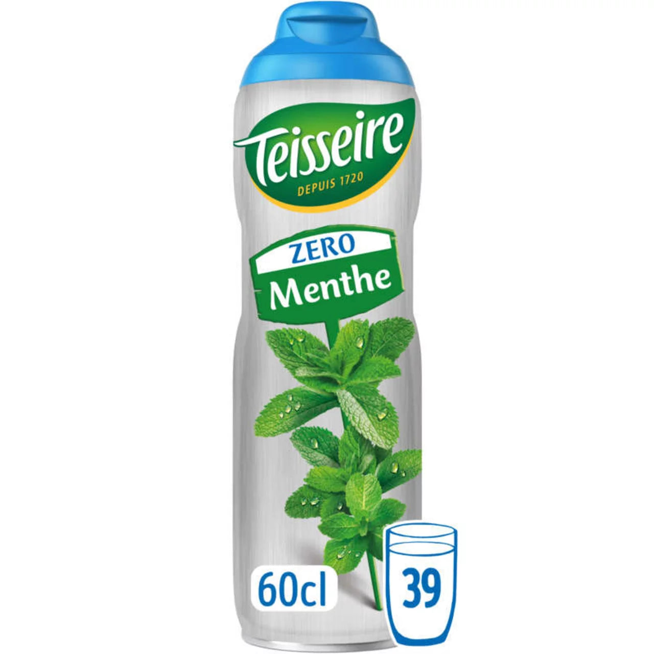 TEISSEIRE Mint Syrup Zero Sugar - 60cl