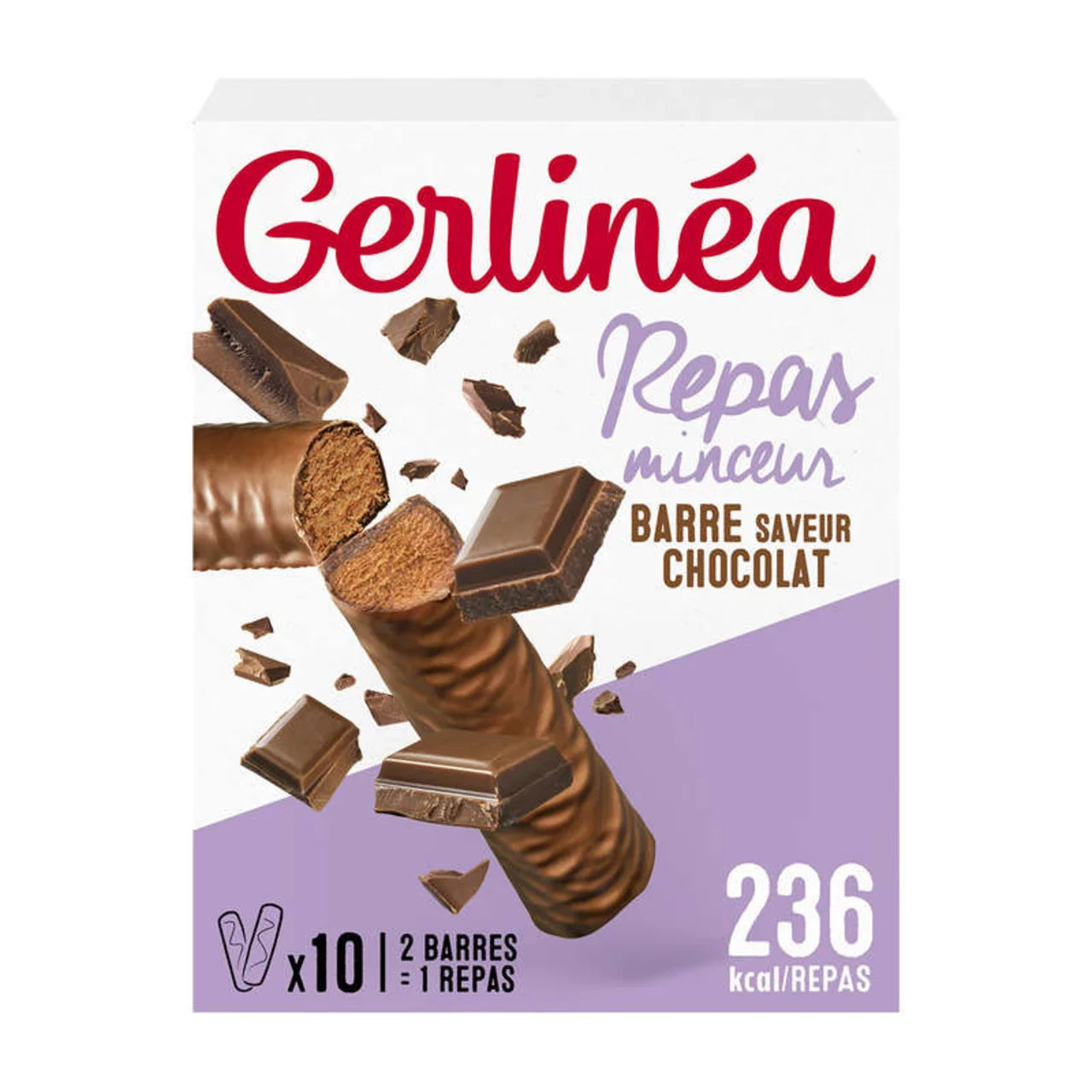 GERLINÉA Protein Chocolate Bars Dark Chocolate 310g