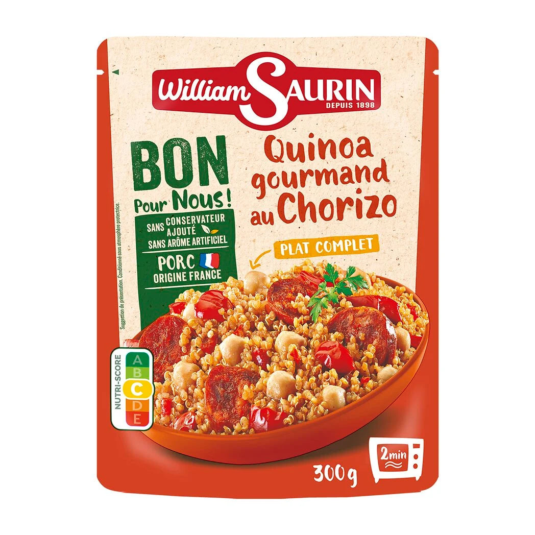 WILLIAM SAURIN Quinoa au chorizo 300g