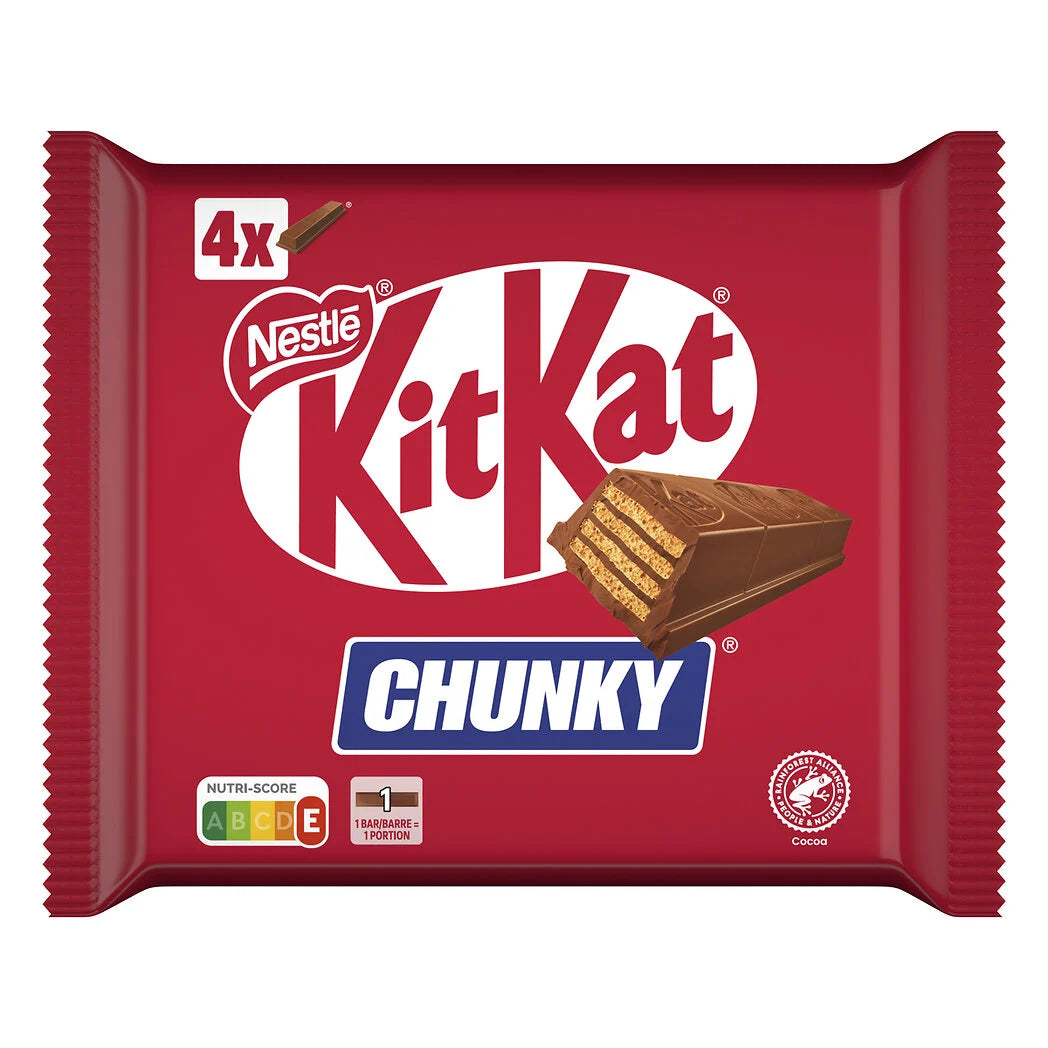 KITKAT Chunky - Milk Chocolate Bars 4x40g