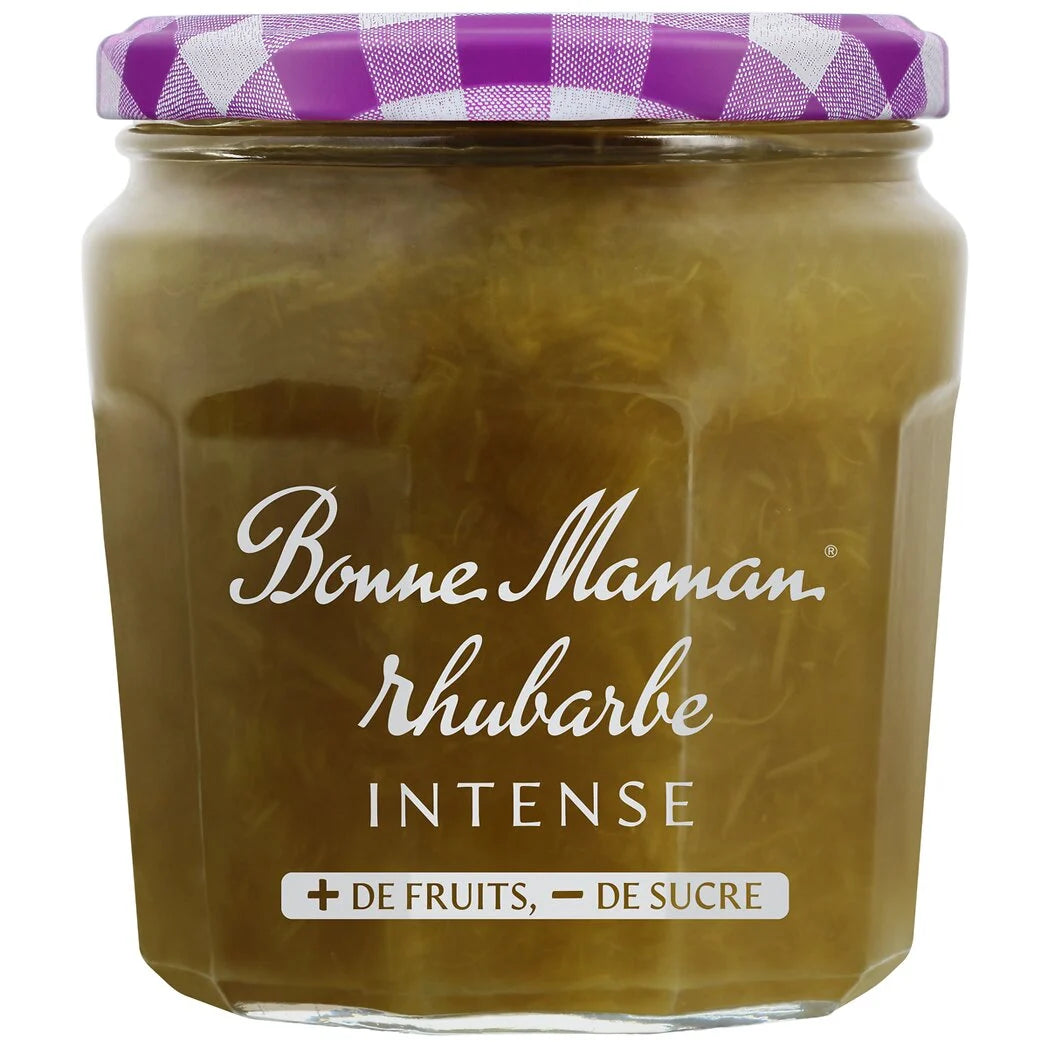 BONNE MAMAN Confiture rhubarbe intense 335g