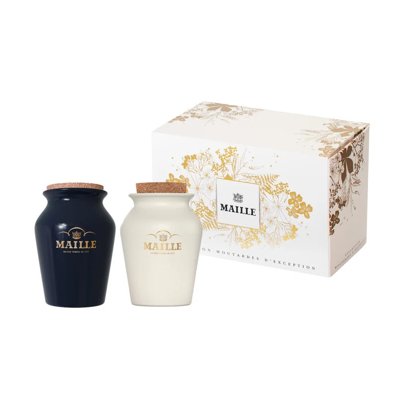 MAILLE Coffret Duo de Moutardes aux brisures de Truffe 2x125g