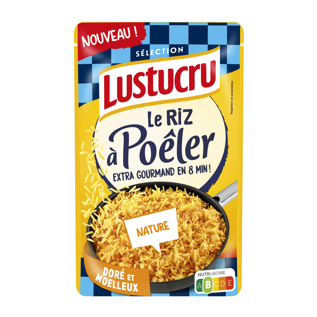 LUSTUCRU Riz à poêler nature 375g