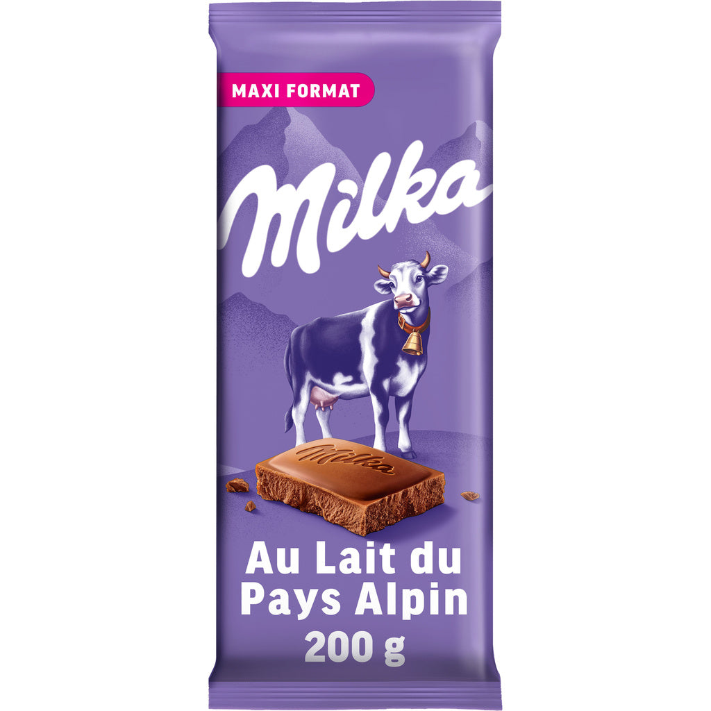 MILKA Chocolat au lait du pays alpin 200g