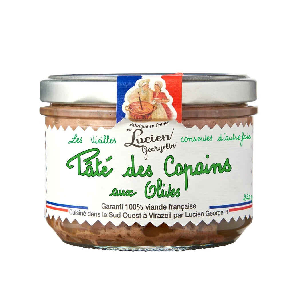LUCIEN GEORGELIN pâté des copains aux olives 220g