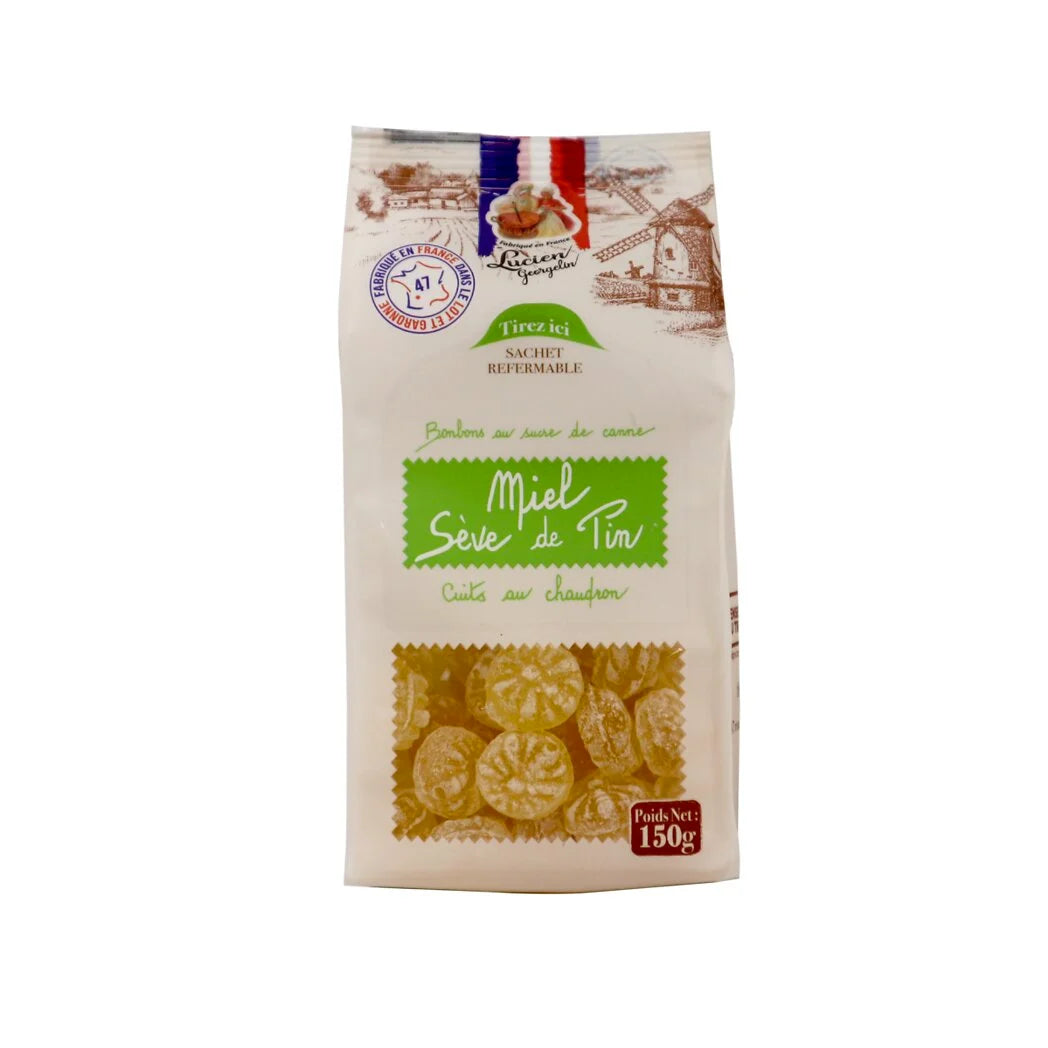 LUCIEN GEORGELIN Bonbons miel arôme sève des pins 150g