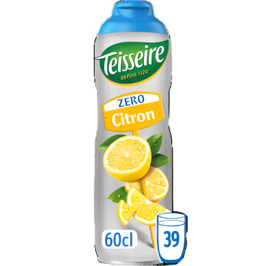 TEISSEIRE Lemon Syrup Zero Sugar - 60cl