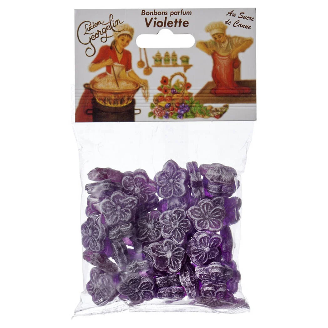 LUCIEN GEORGELIN Bonbons arôme violette 150g
