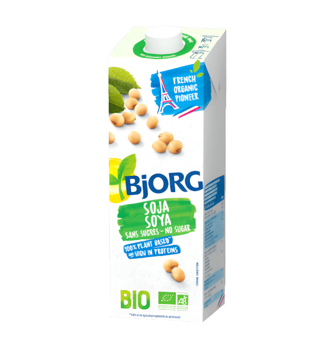 BJORG Organic smooth soy plant-based drink 1L