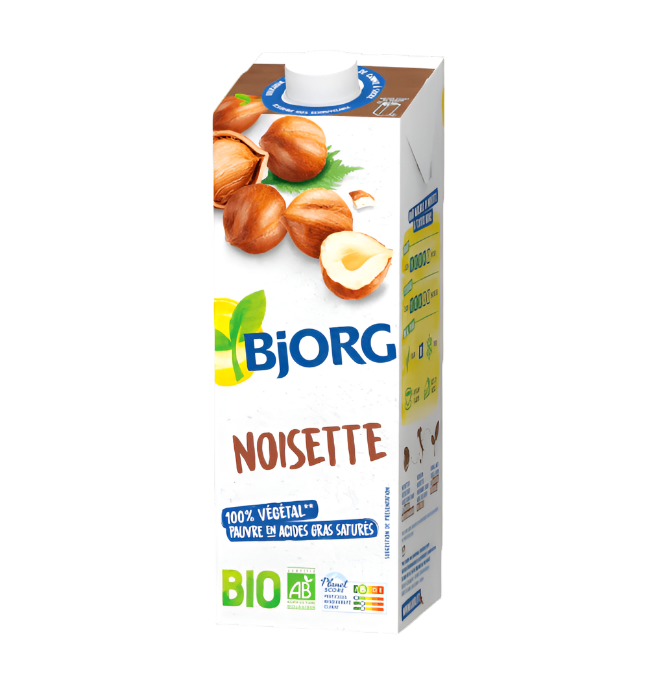 BJORG Organic hazelnut plant-based drink 1L