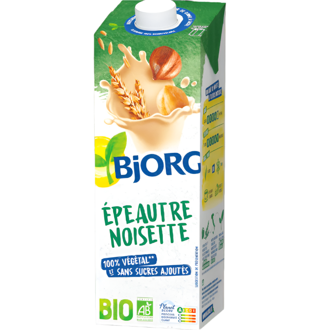 BJORG Organic spelt hazelnut plant-based drink 1L