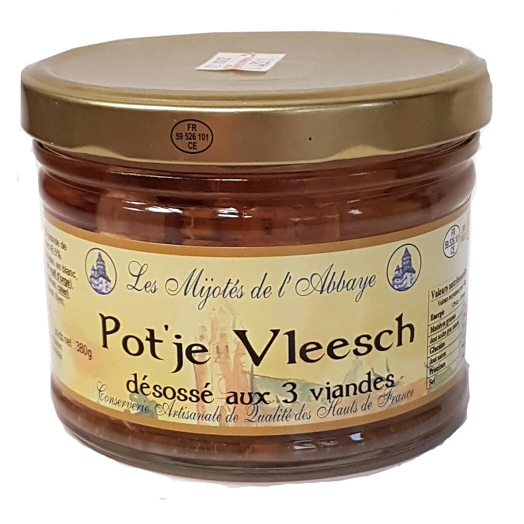 LES MIJOTES DE L'ABBAYE Pot'je Vleesch désossé 3 viandes