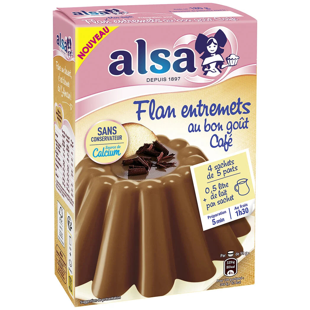 ALSA Zubereitung Flan Zwischengericht Kaffee 180g