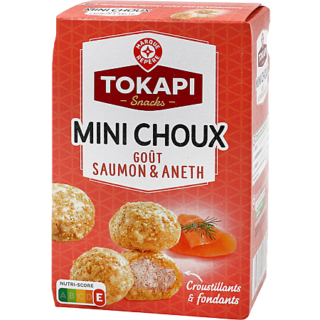 MARQUE REPÈRE Mini-Choux Lachs/Dill - 60g
