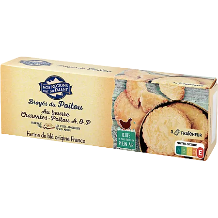 NOS RÉGIONS ONT DU TALENT Broyés du Poitou Pure Butter – 280g
