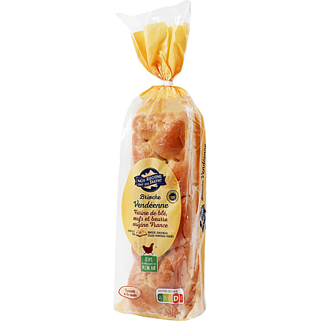 NOS RÉGIONS ONT DU TALENT Vendée IGP Braided Brioche 650g