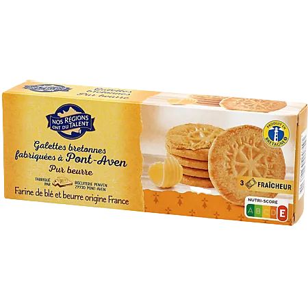NOS RÉGIONS ONT DU TALENT Buckwheat Breton Galettes 100g