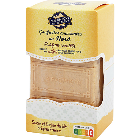 NOS RÉGIONS ONT DU TALENT Gaufrettes Amusantes du Nord 175g