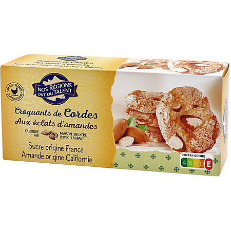 NOS RÉGIONS ONT DU TALENT Cordes Croquants 90g